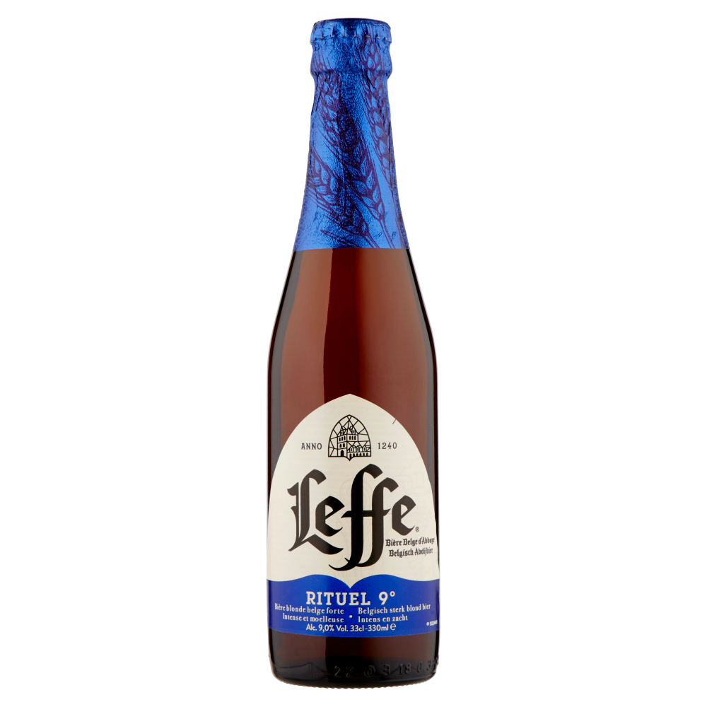 Leffe Rituel Birra Bionda Belga D Abbazia Doppio Malto Bottiglia