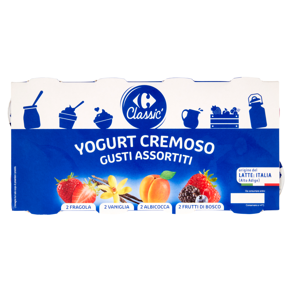 Carrefour Yogurt Cremoso Gusti Assortiti X G Carrefour