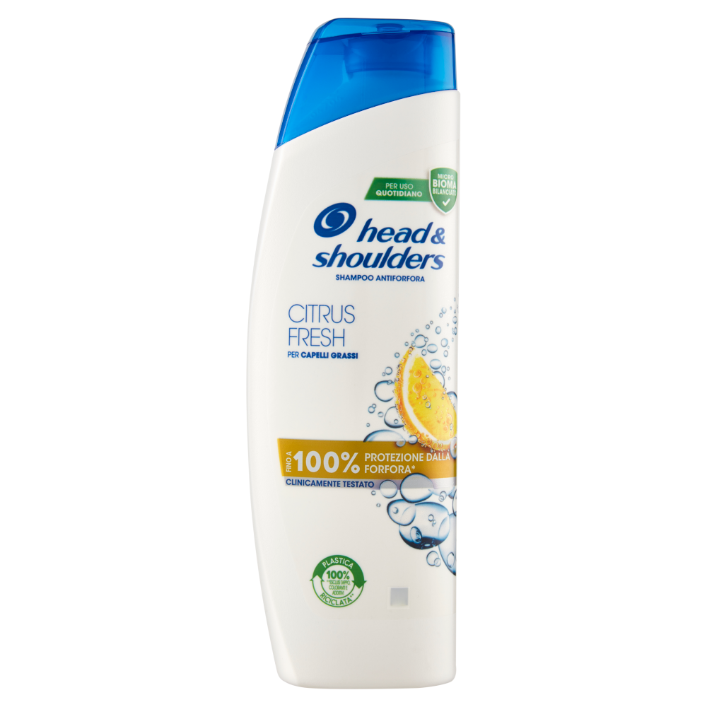 Head Shoulders Shampoo Antiforfora Citrus Fresh Per Capelli Grassi