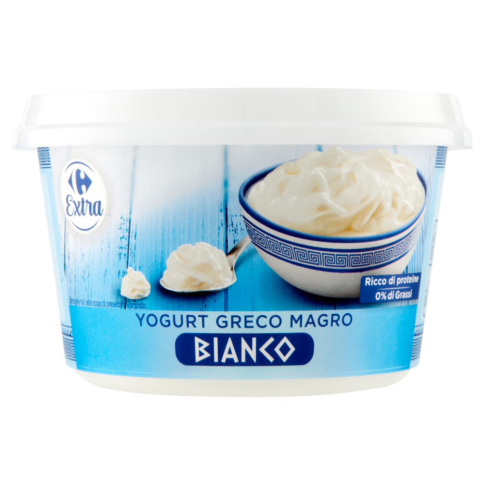 Carrefour Yogurt Greco Magro Bianco 500 G Carrefour