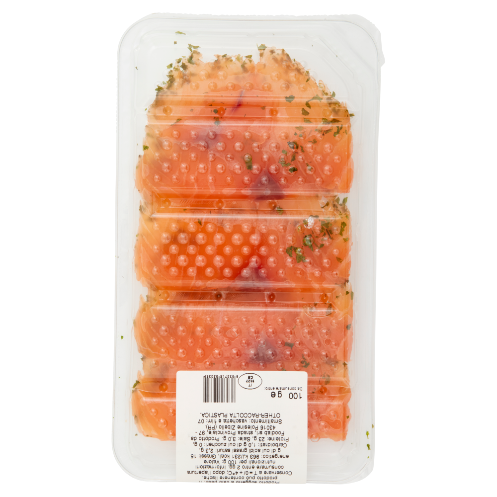 Salmone Norvegese Marinato Fetta Classica G Carrefour