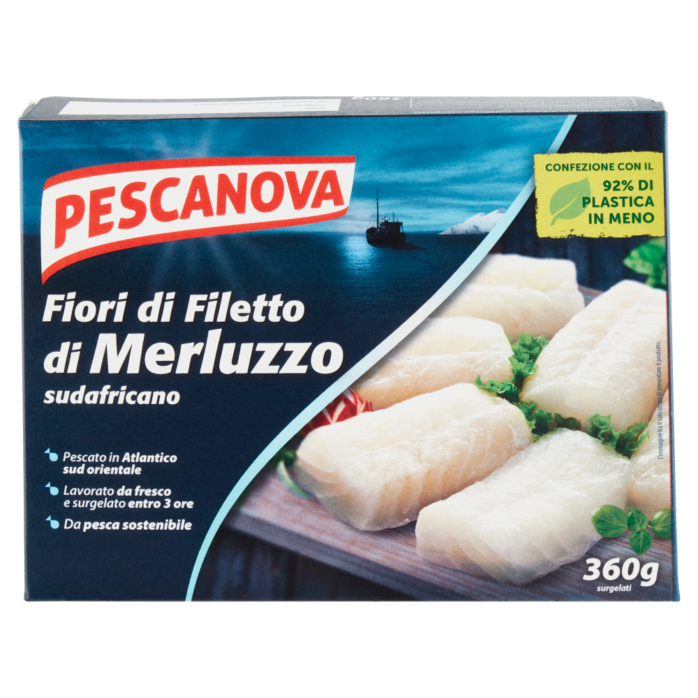 Pescanova Fiori Di Filetto Di Merluzzo Sudafricano Surgelati G