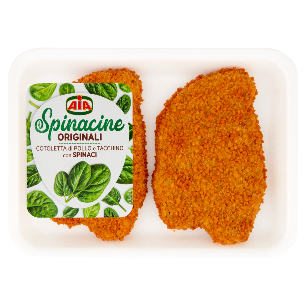 Aia Spinacine Originali Cotoletta Con Pollo Tacchino E Spinaci 0 220