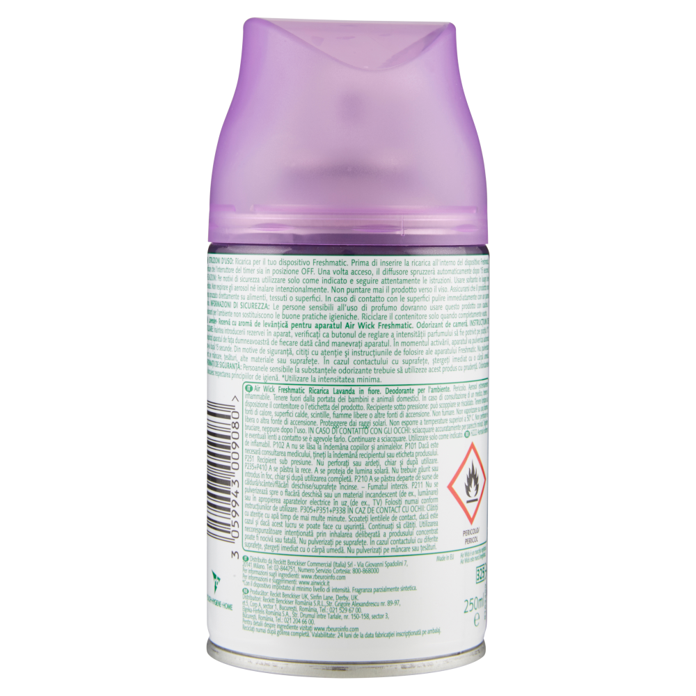 Air Wick Freshmatic Max Ricarica Spray Automatico Lavanda In Fiore 250