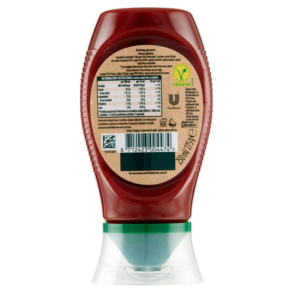 Calvè Ketchup Piccante 250 ml Carrefour