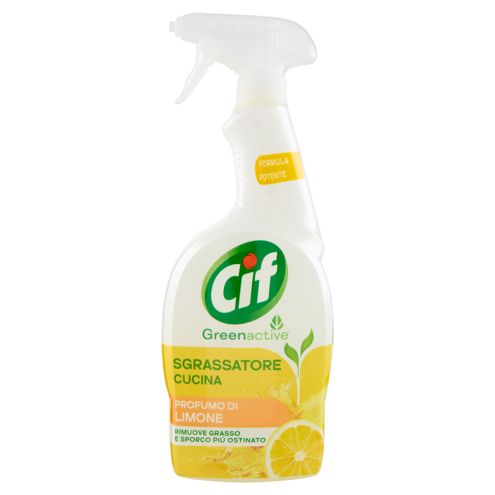 Cif Greenactive Sgrassatore Cucina Profumo Di Limone 650 Ml Carrefour