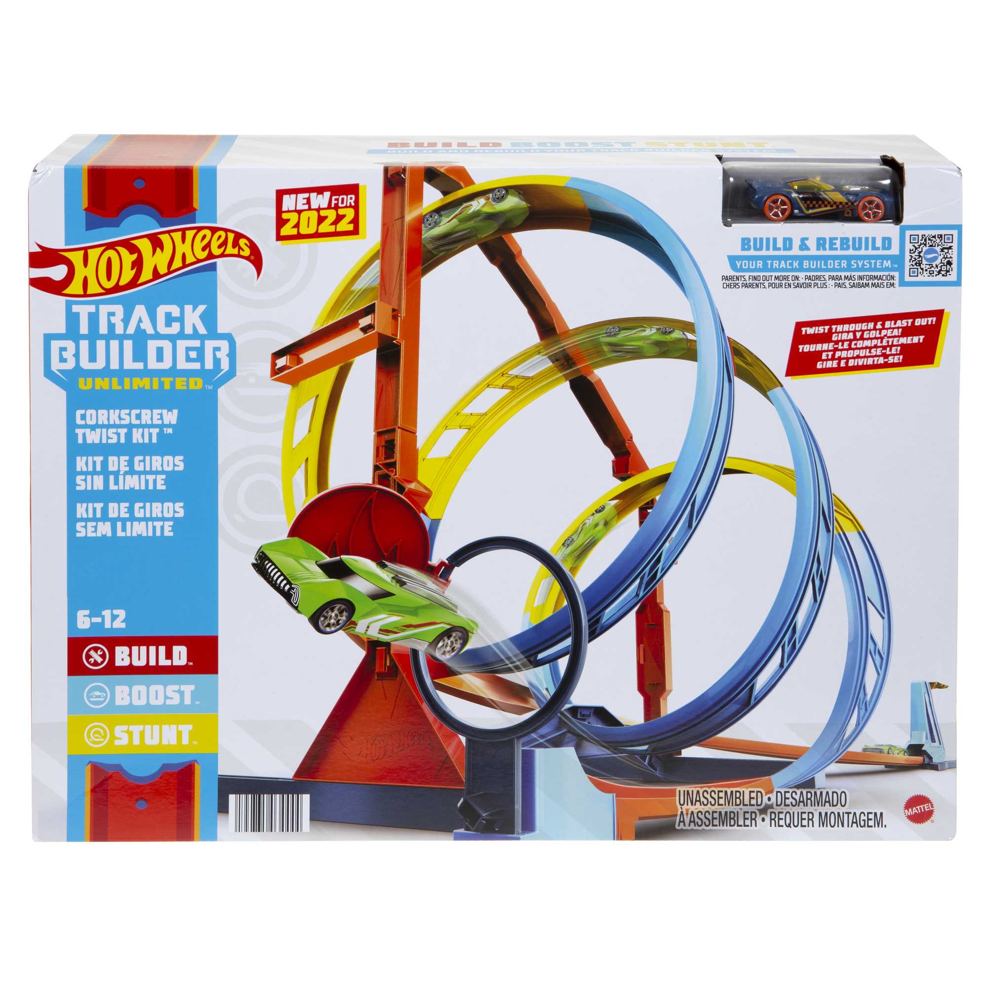 Hot Wheels Track Builder Unlimited Vortice Estremo Playset Sfida