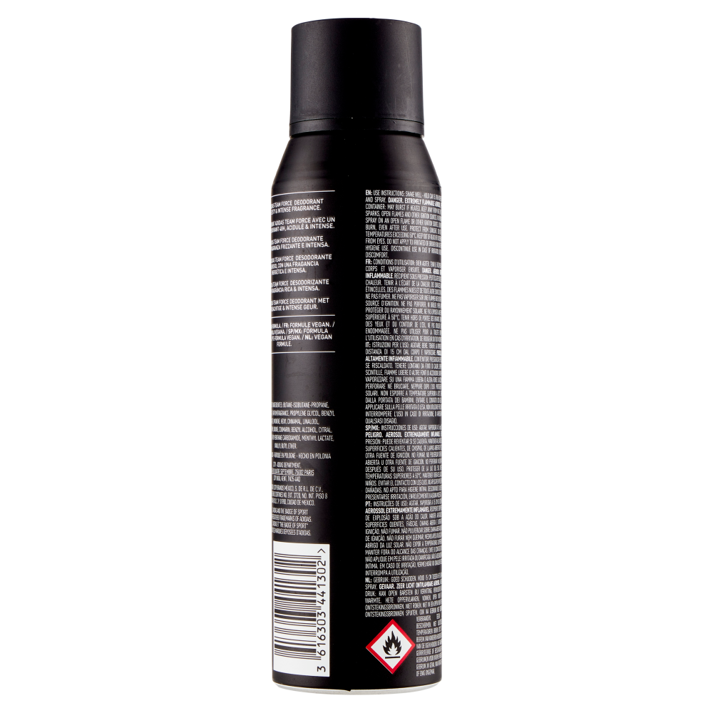 Adidas Team Force Deo Body Spray 150 Ml Carrefour