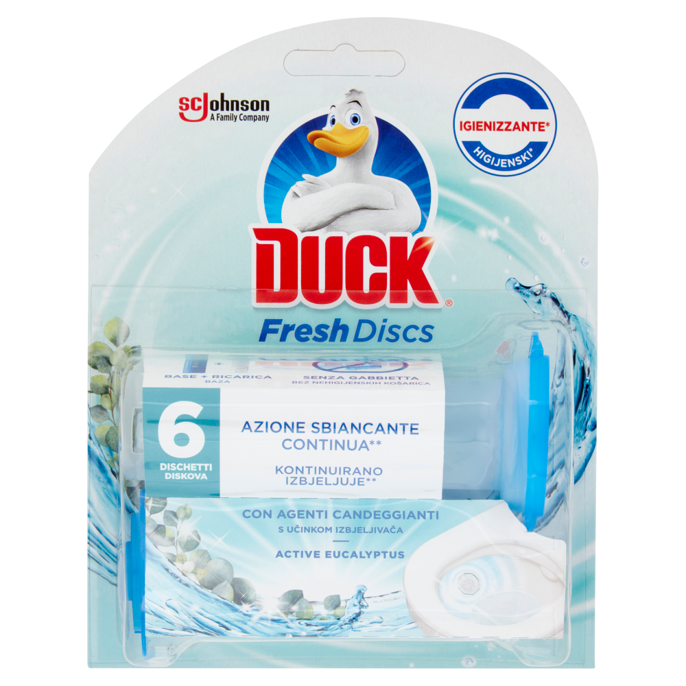 Duck Fresh Discs Base Per Dischi Gel Igienizzanti Wc Fragranza