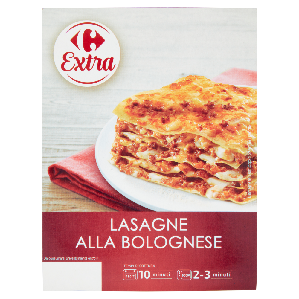 Carrefour Lasagne Alla Bolognese 350 G