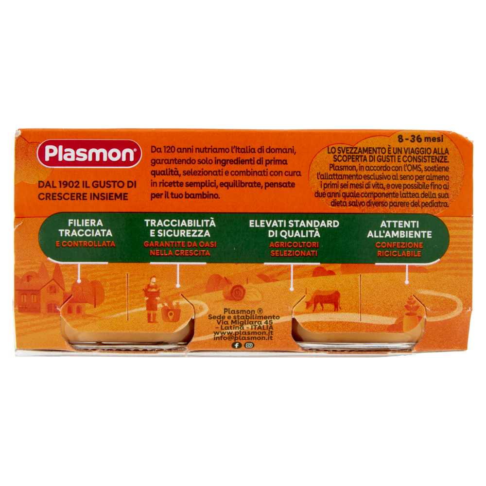 Plasmon Omogeneizzato Fagioli Con Carote 2 X 80 G Carrefour