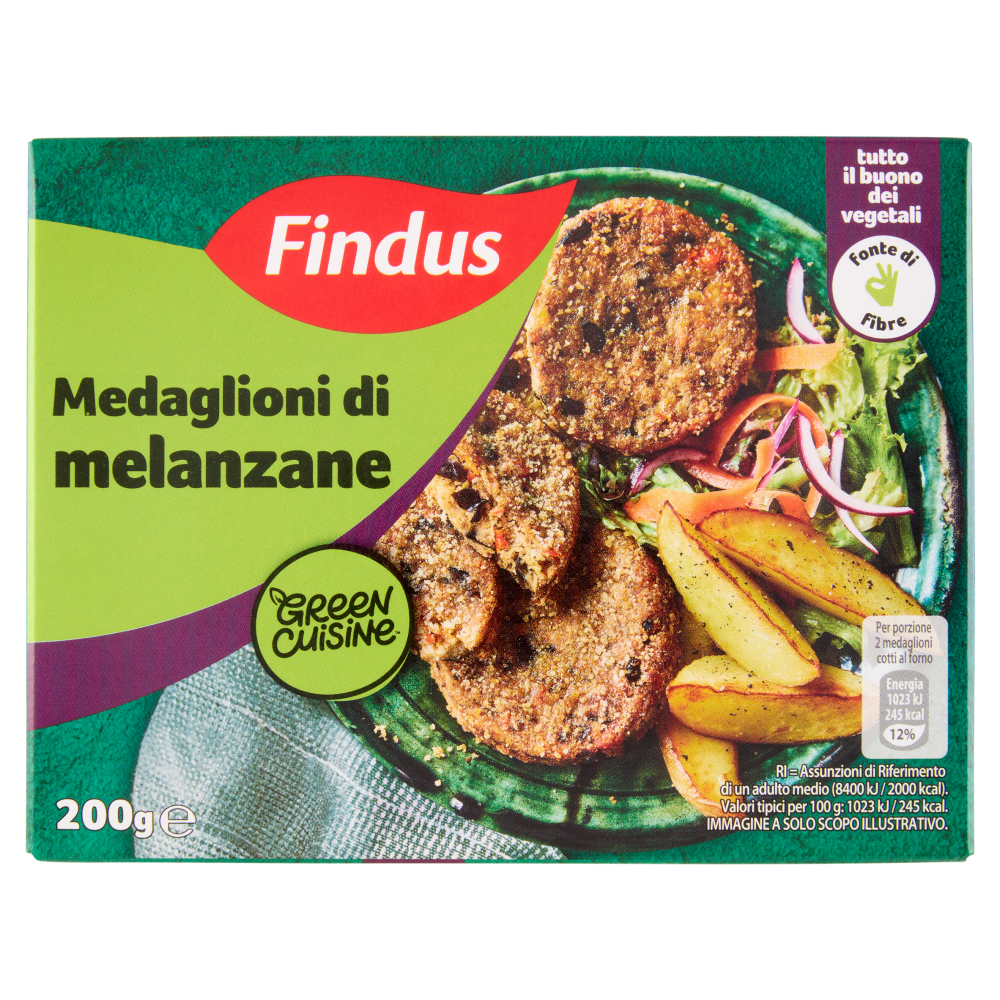 Findus Green Cuisine Medaglioni Di Melanzane G Carrefour