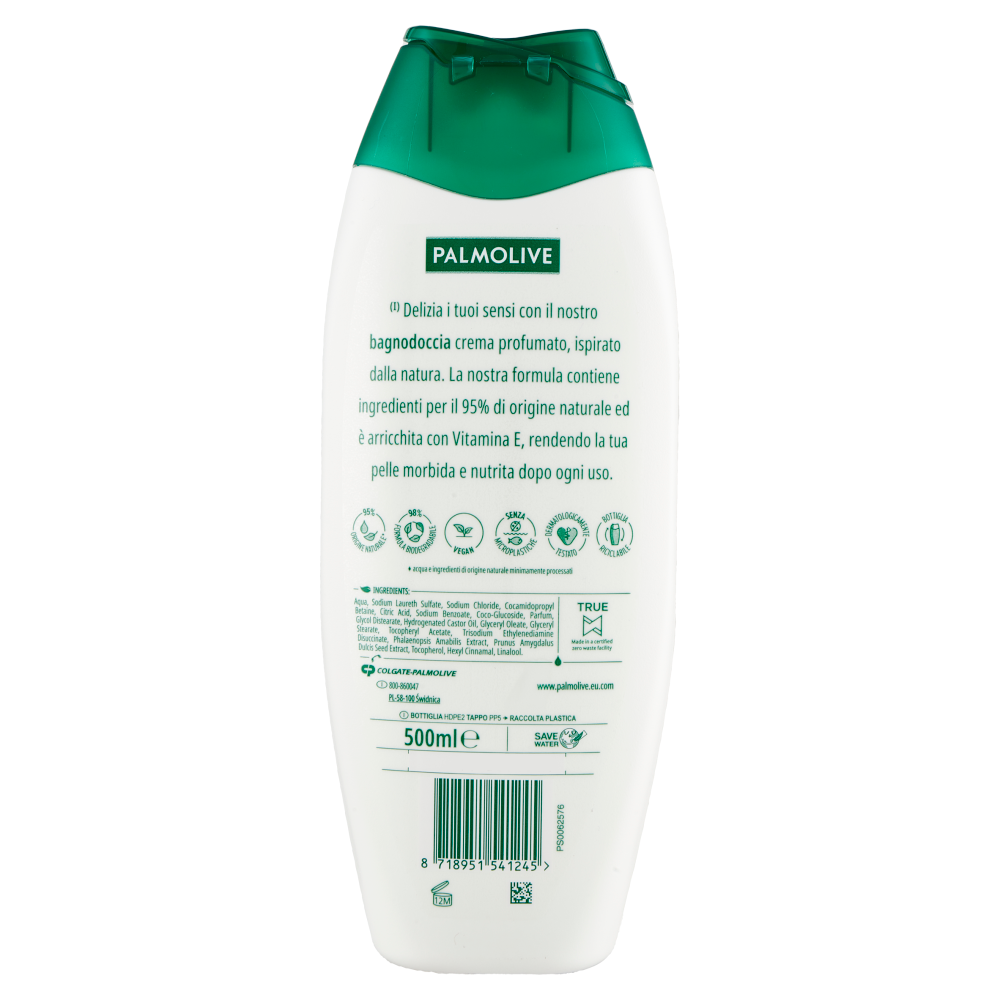 Palmolive Bagnoschiuma Naturals Orchidea Selvatica Con Idratante 500ml