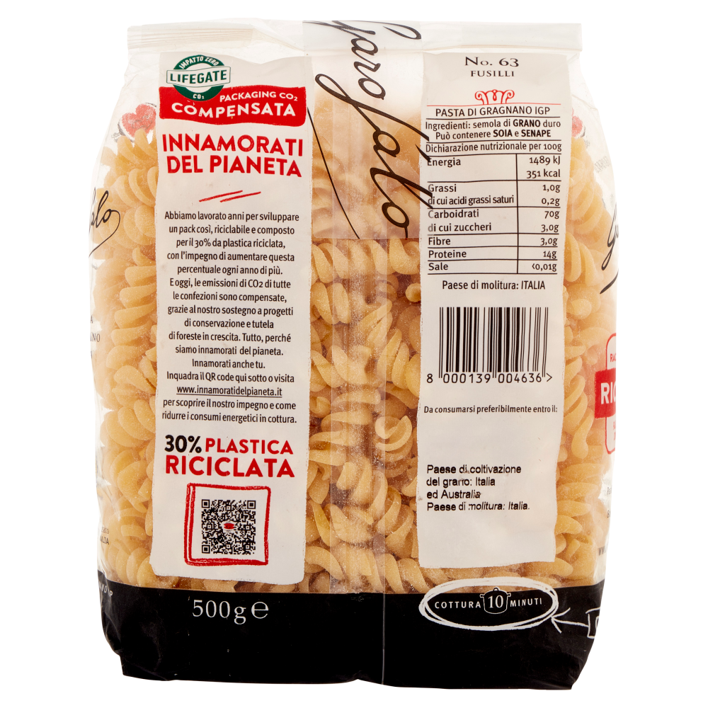 Garofalo Fusilli Pasta Di Gragnano Igp G Carrefour