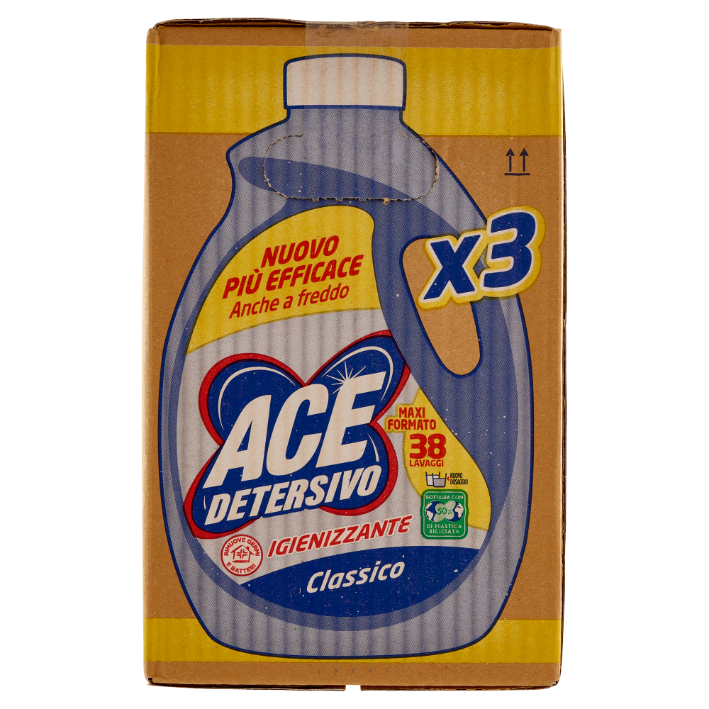 Ace Detersivo Liquido Igienizzante Classico X Lavaggi X Ml