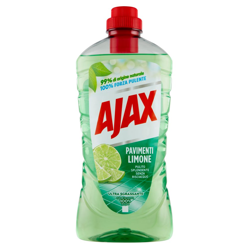 Ajax Detersivo Pavimenti Limone Ultra Sgrassante Ml Carrefour