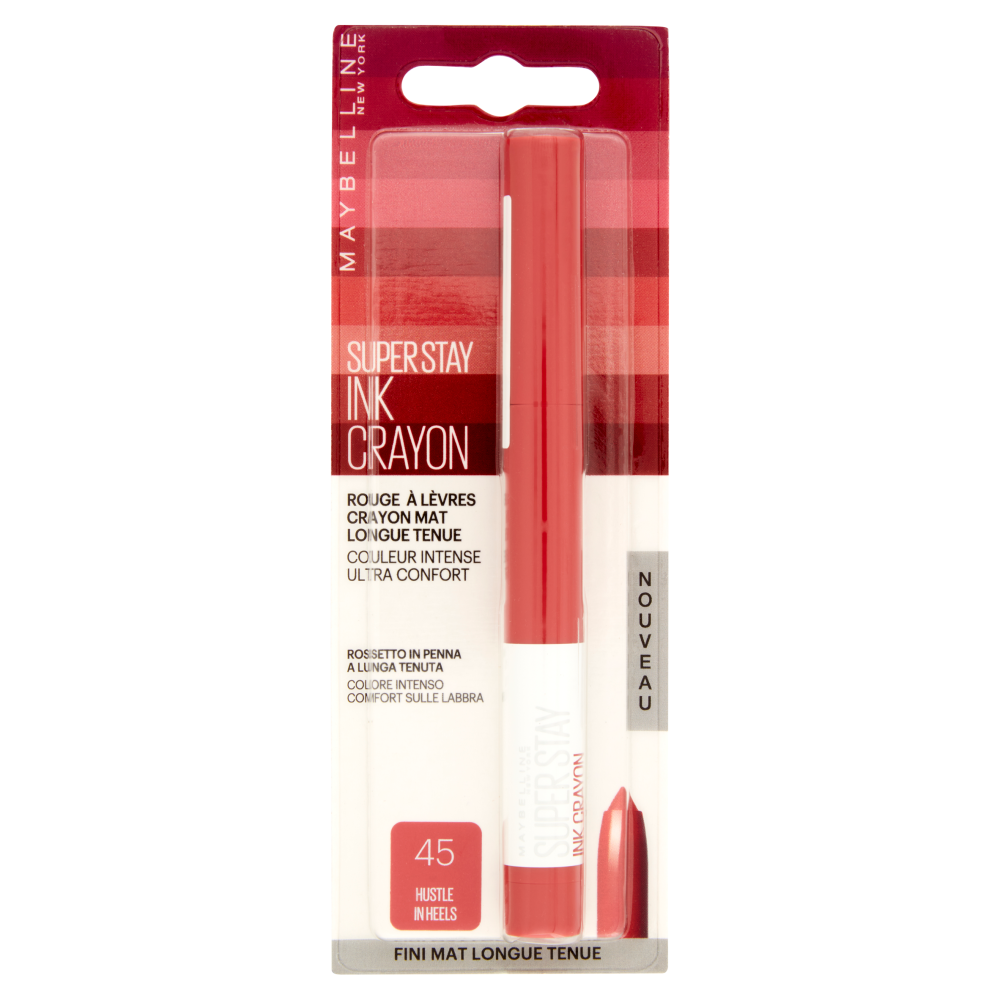 Maybelline New York Rossetto Matita SuperStay Ink Crayon Matte A Lunga