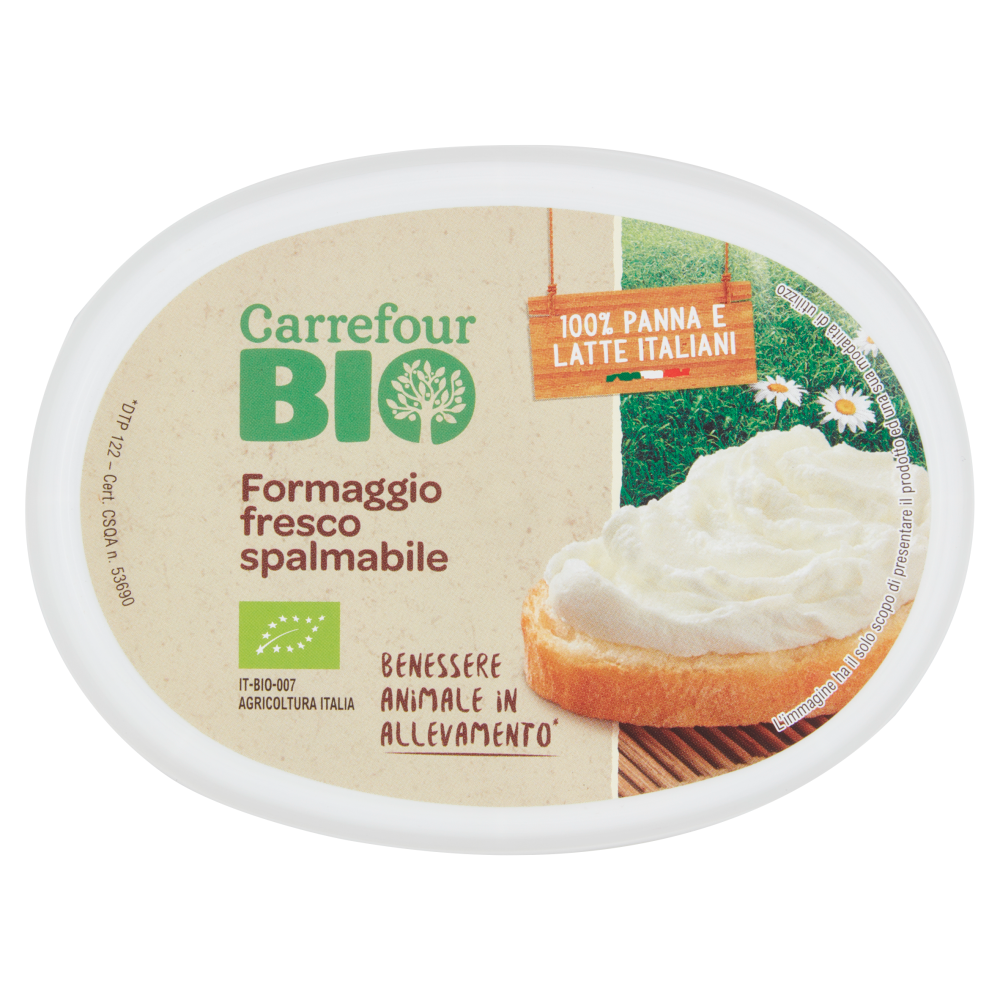 Carrefour Bio Formaggio Fresco Spalmabile G Carrefour