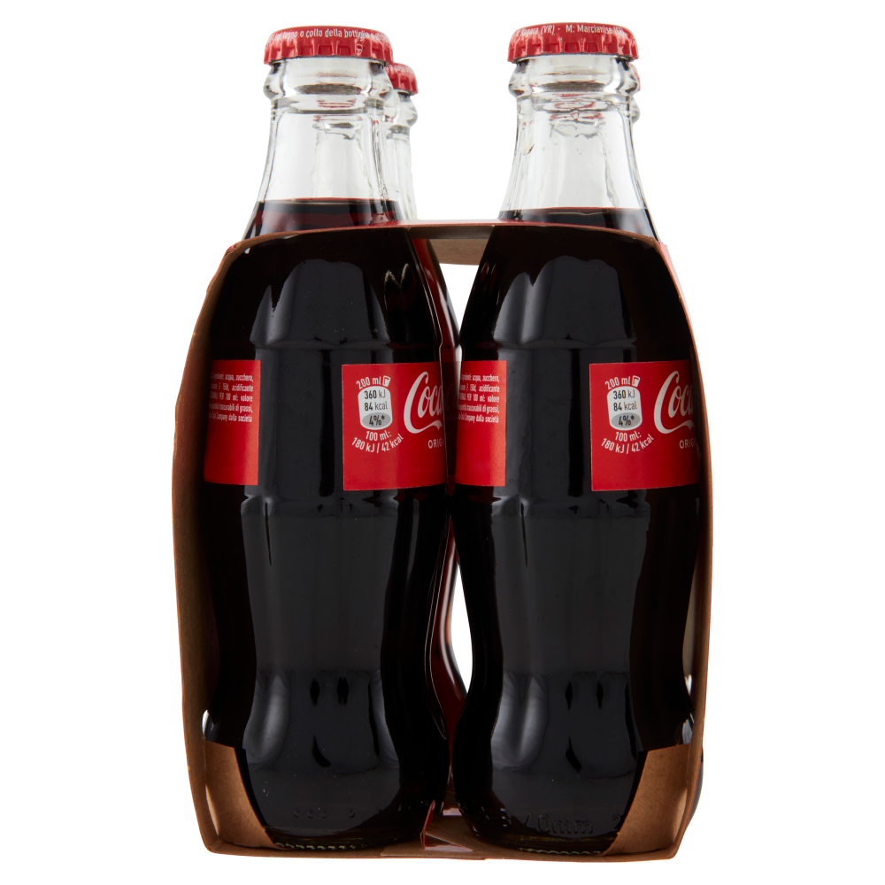 COCA COLA Original Taste Vetro 4 X 200 Ml Carrefour