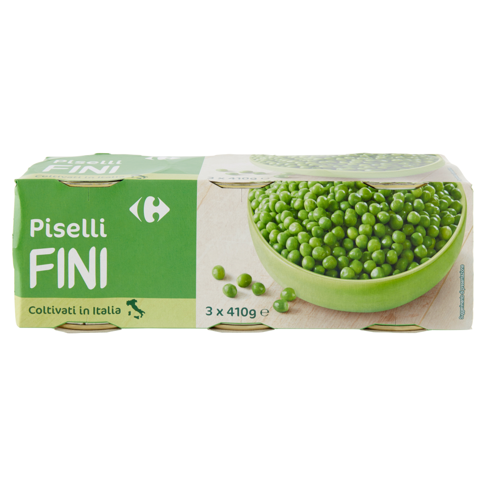 Carrefour Piselli Fini 3 X 410 G Carrefour