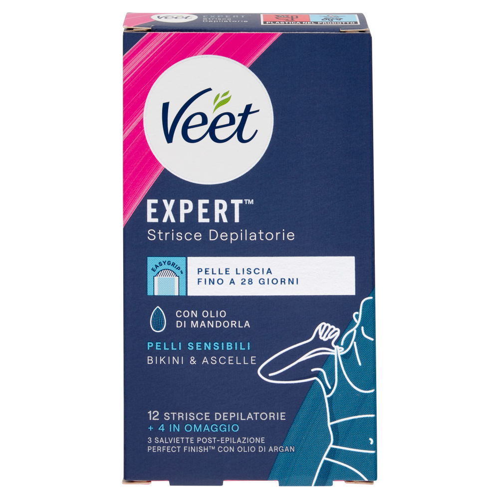 Veet Strisce Ascelle E Bikini Expert Pelli Sensibili Pezzi Carrefour