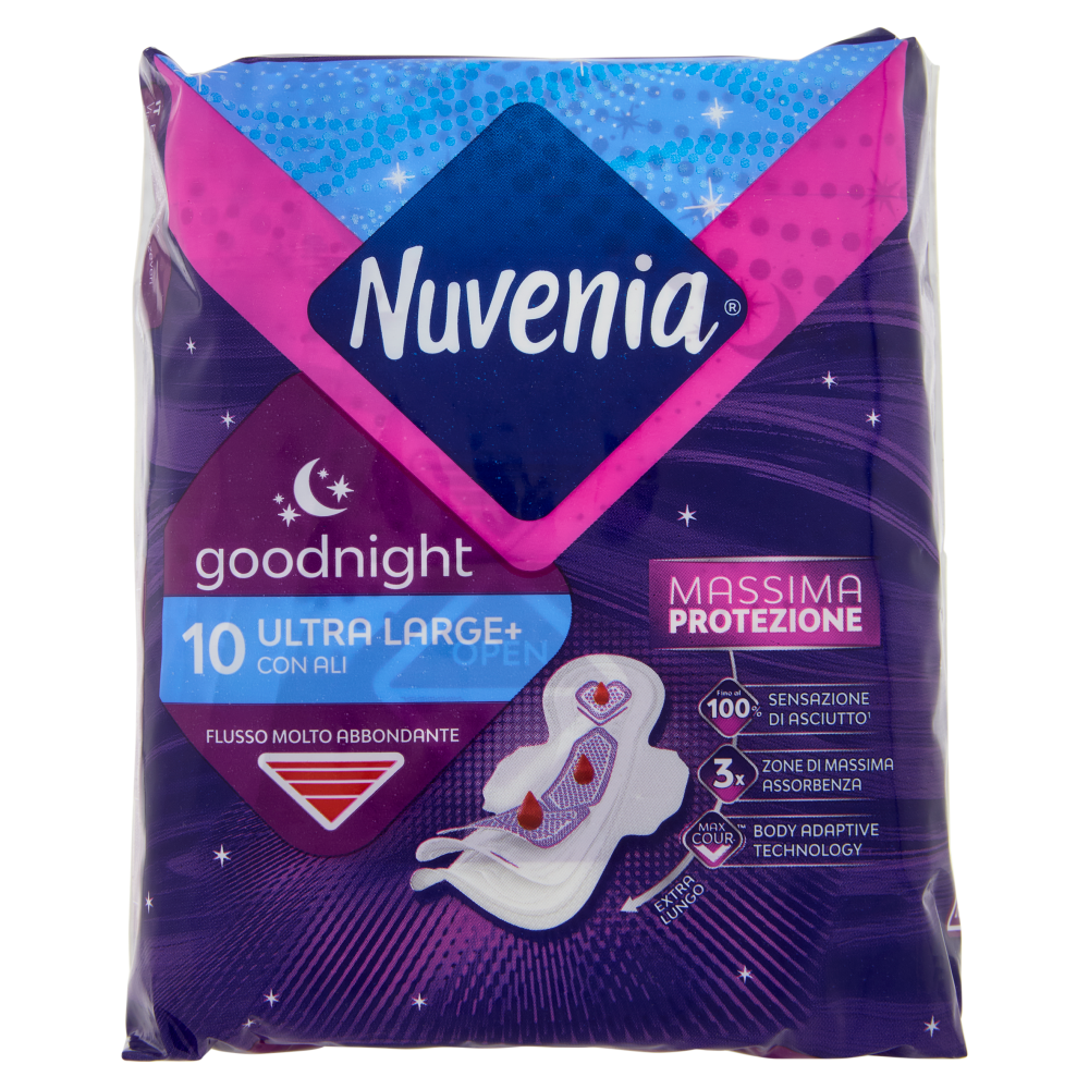 Nuvenia Goodnight Ultra Large Con Ali 10 Pz Carrefour