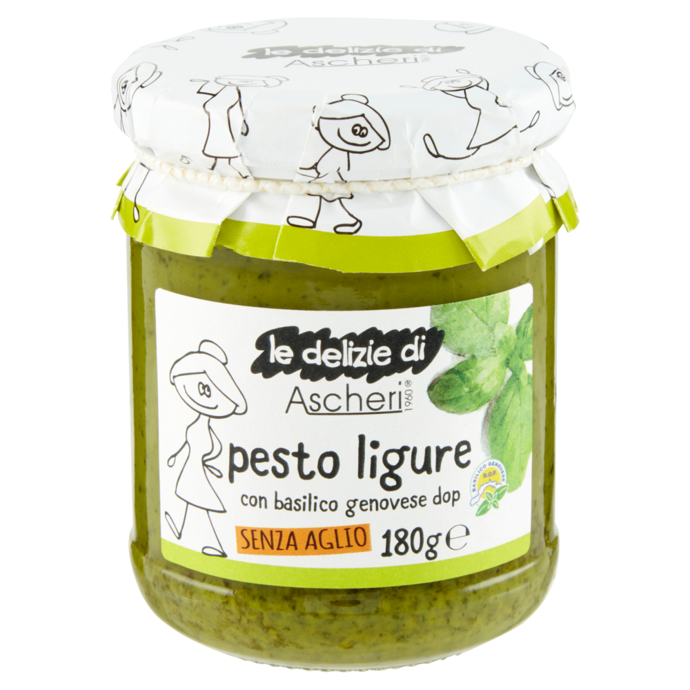 Le Delizie Di Ascheri 1960 Pesto Ligure Con Basilico Genovese Dop Senza