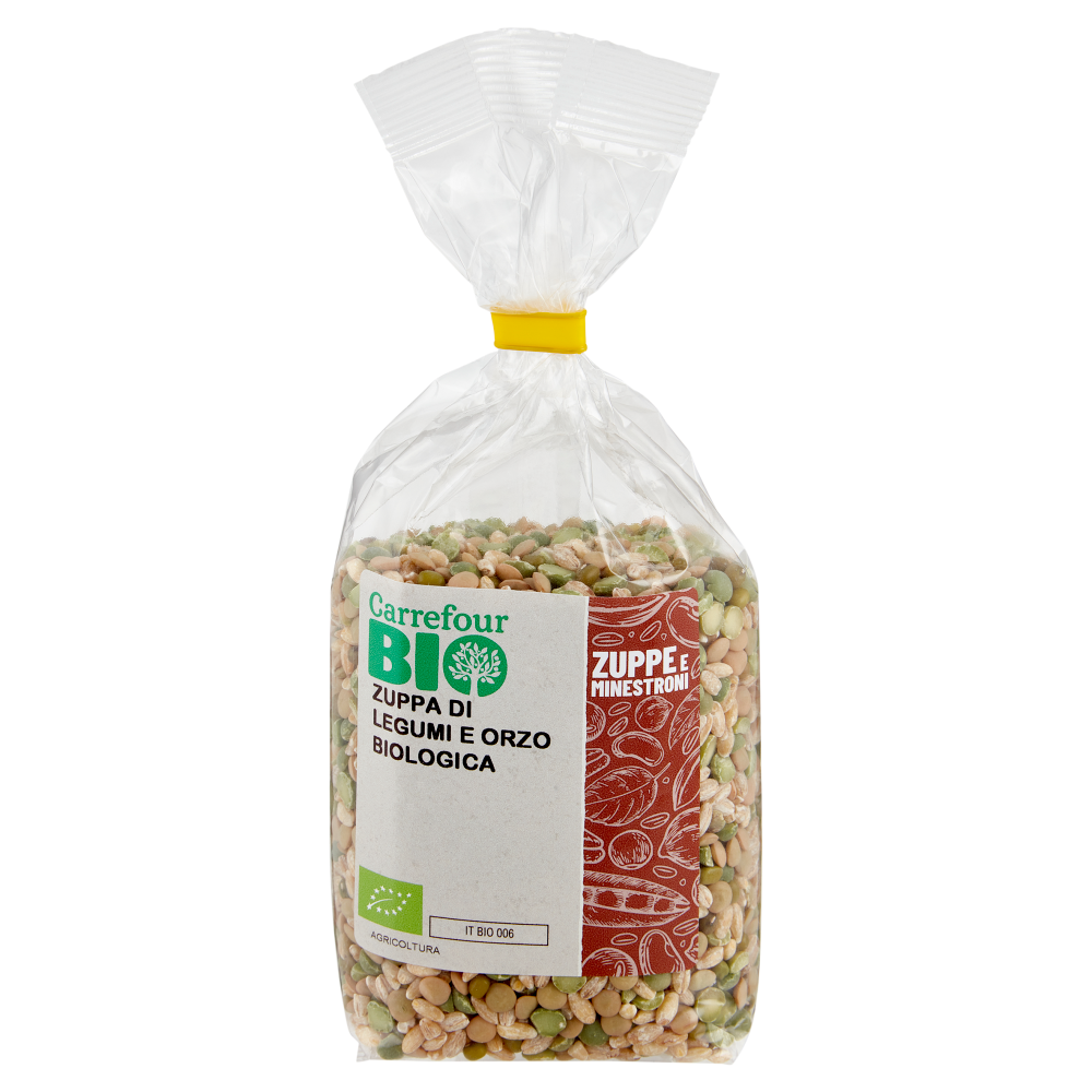 Carrefour Bio Zuppa Di Legumi E Orzo Biologica G Carrefour