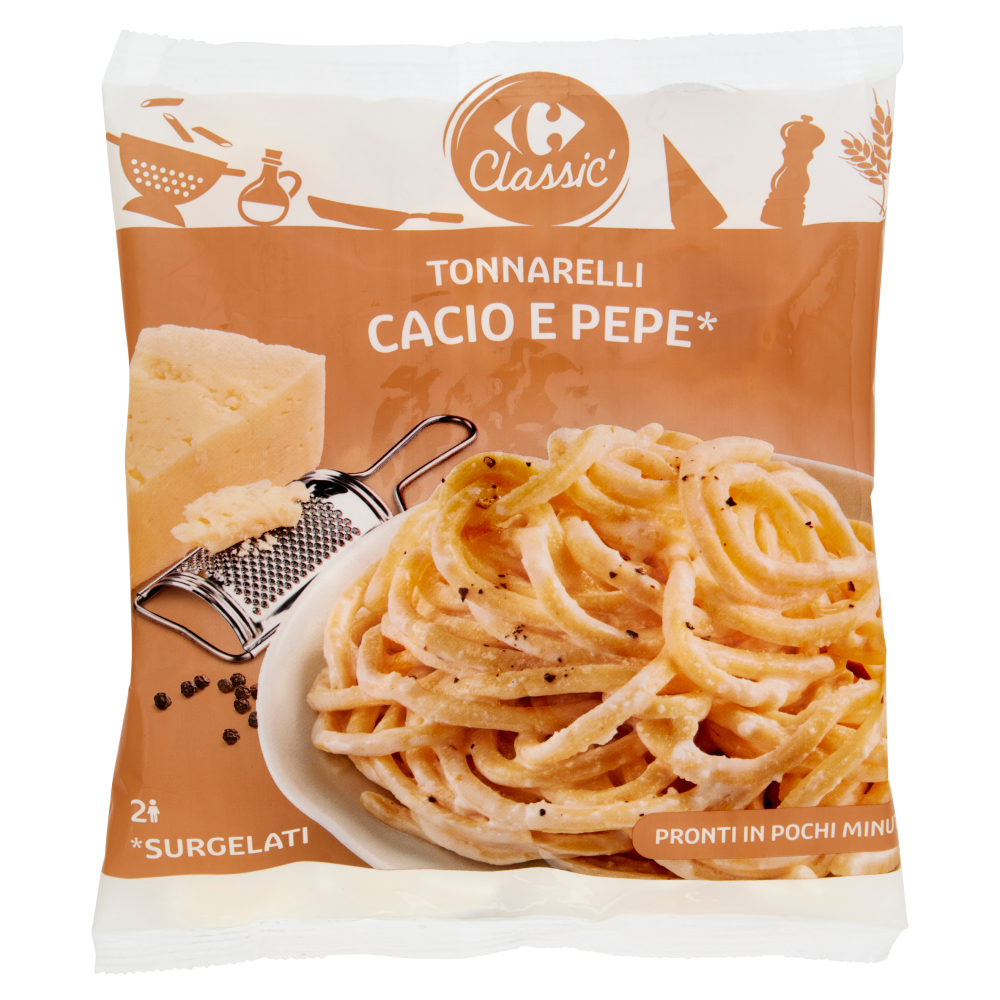 Carrefour Classic Tonnarelli Cacio E Pepe Surgelati 550 G Carrefour