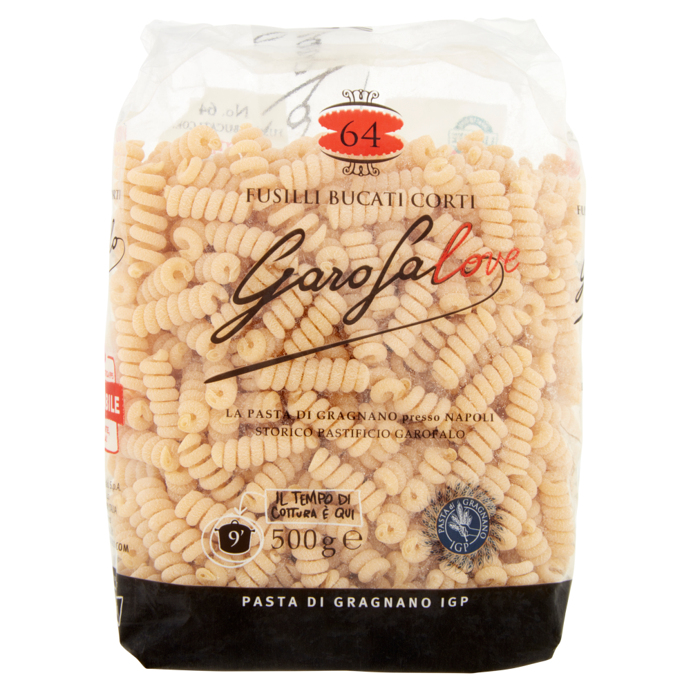 Garofalo Fusilli Bucati Corti No 64 Pasta Di Gragnano IGP 500g Carrefour