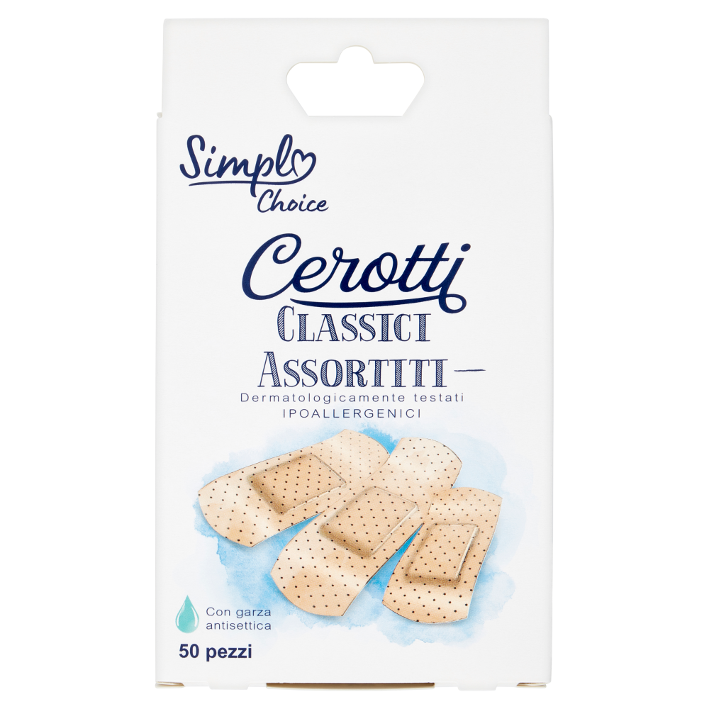 Simpl Choice Cerotti Classici Assortiti 50 Pz Carrefour