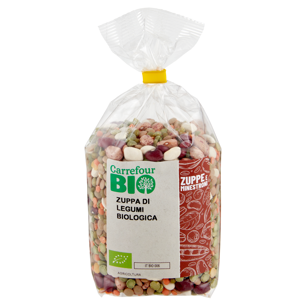 Carrefour Bio Zuppa Di Legumi Biologica 350 G Carrefour