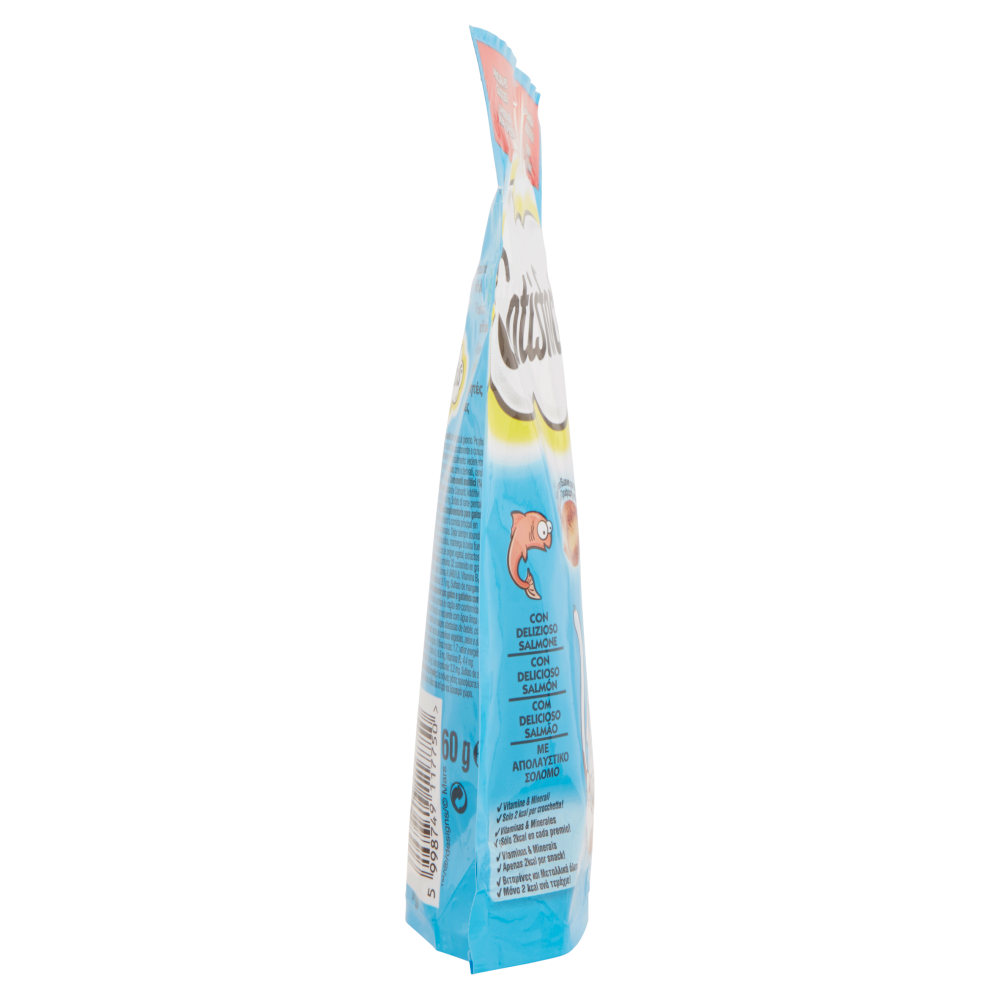 Catisfactions Snack Gatto Con Delizioso Salmone G Carrefour