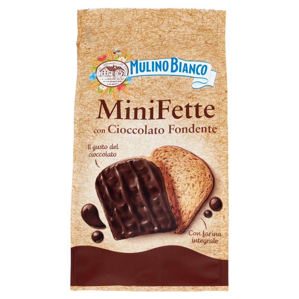 Mulino Bianco Mini Fette Con Cioccolato Fondente G Carrefour