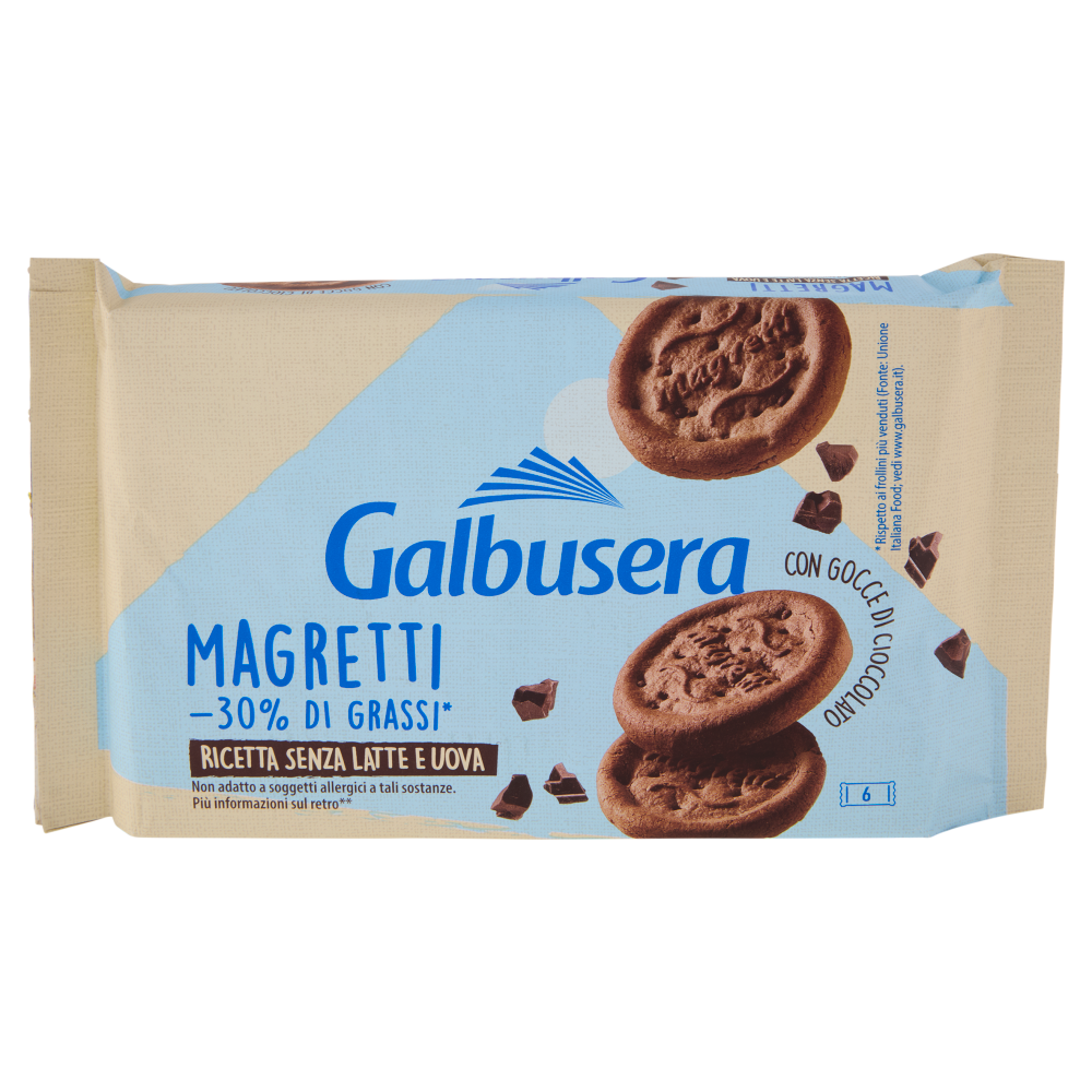 Galbusera Magretti Di Grassi Con Gocce Di Cioccolato X G