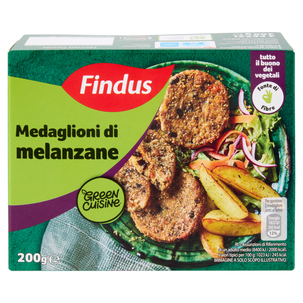 Findus Green Cuisine Medaglioni Di Melanzane G Carrefour