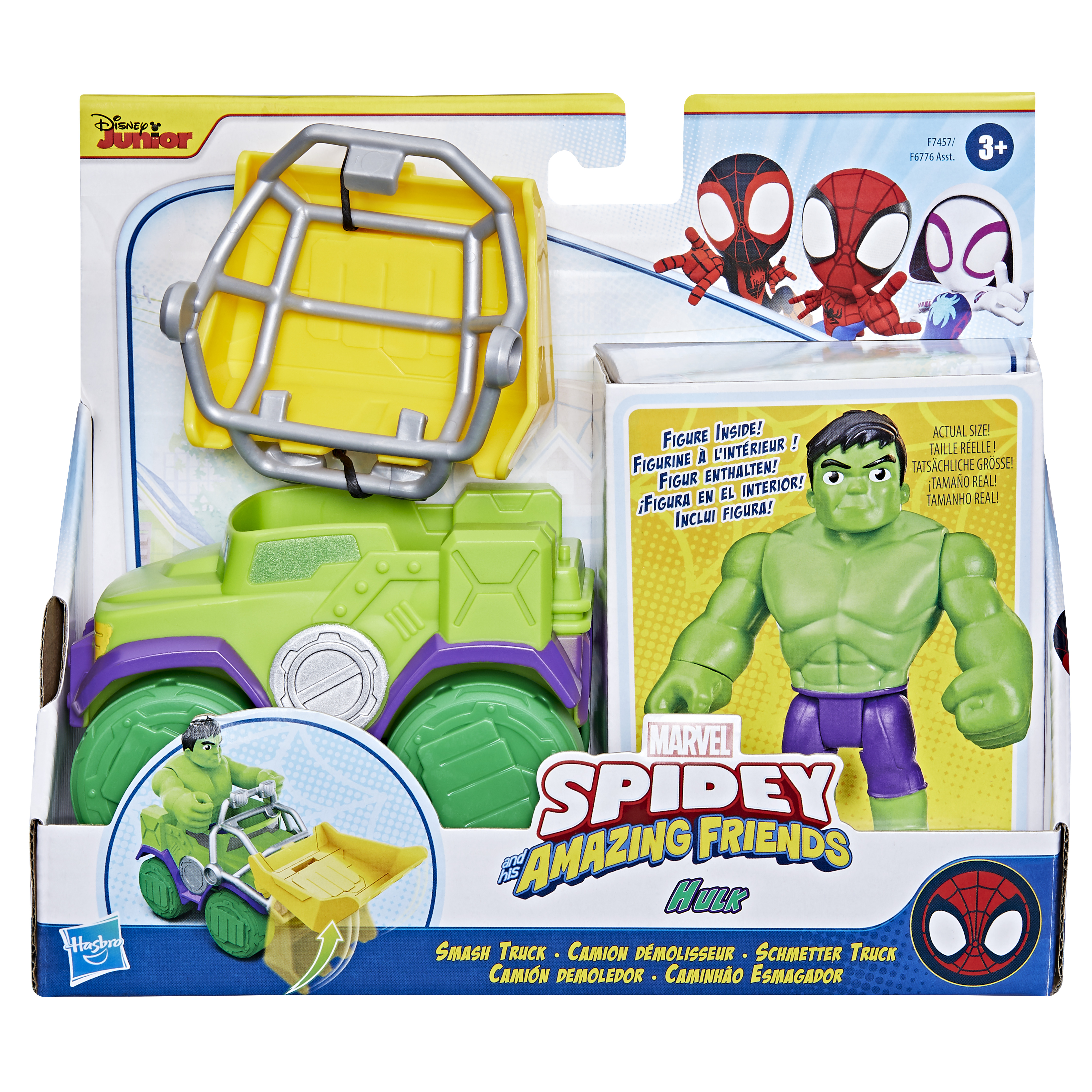 Marvel , Spidey e I Suoi Fantastici Amici, set Hulk Smash Truck, action  figure, veicolo e accessorio
