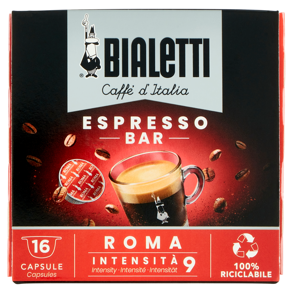  32 capsule caffè Bialetti Caffè d'Italia Palermo (Gusto Extra  Forte) : Grocery & Gourmet Food