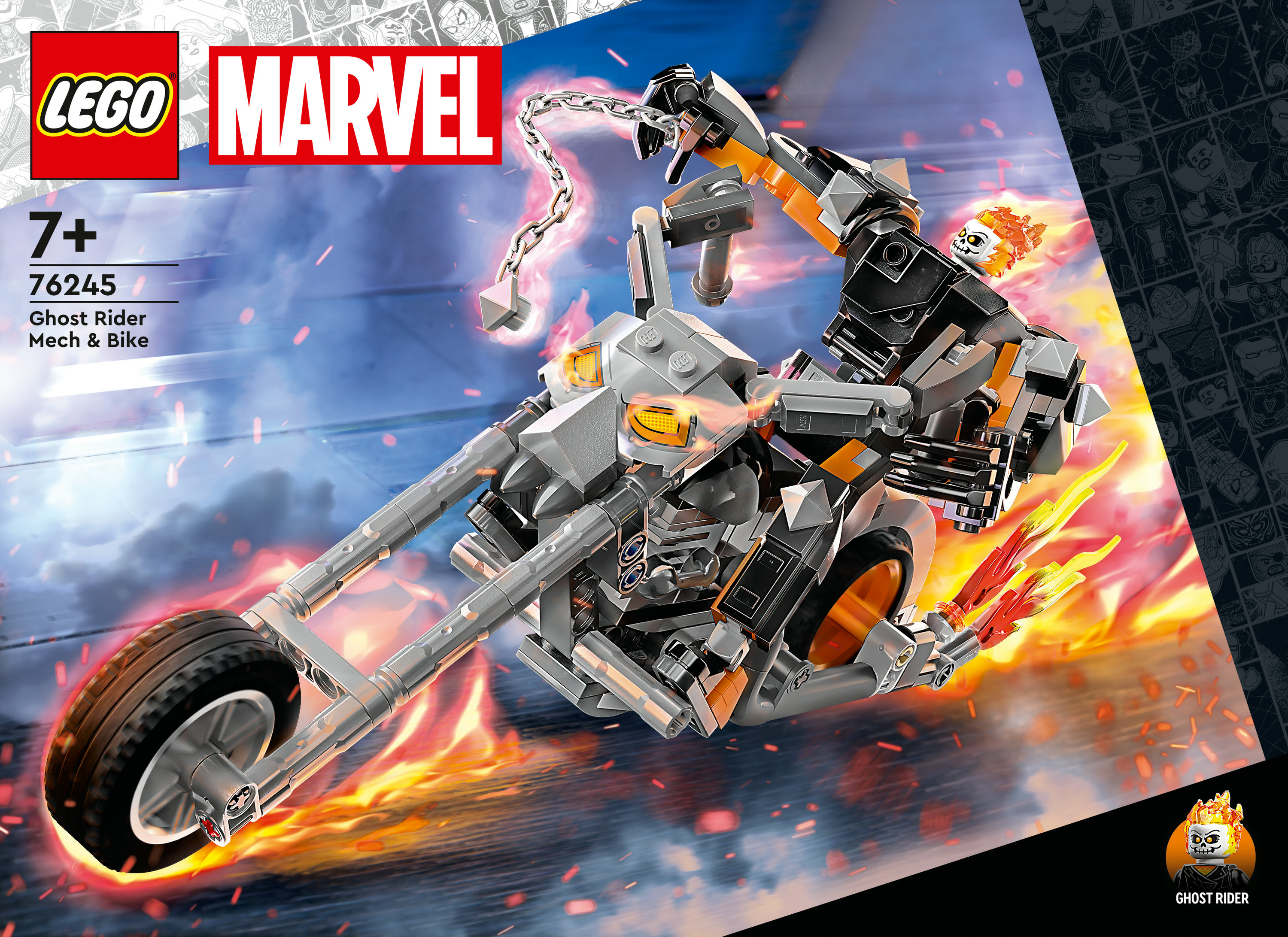 LEGO Marvel Super Heroes Mech e Moto di Ghost Rider
