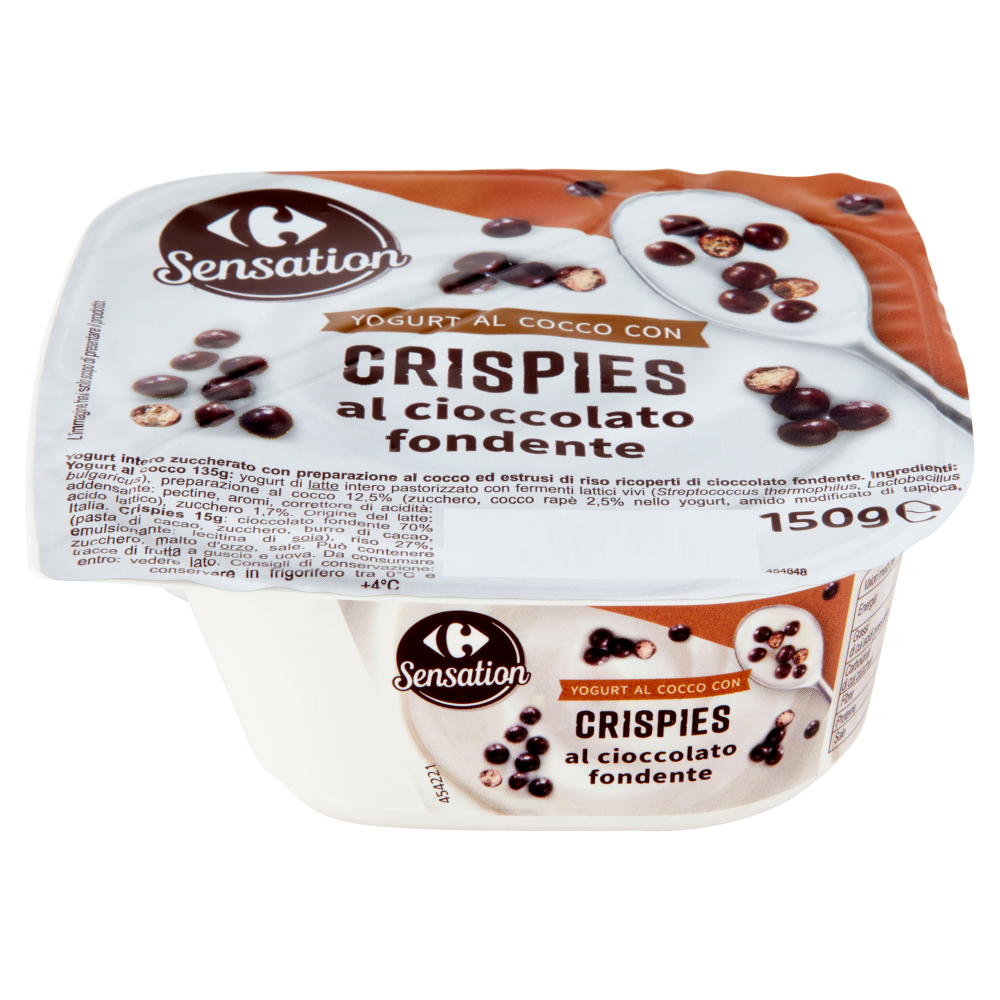 Carrefour Yogurt al Cocco con Crispies al Cioccolato ...