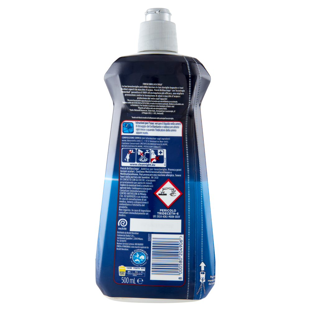 Finish Brillasciuga brillantante lavastoviglie Regular 500 ml