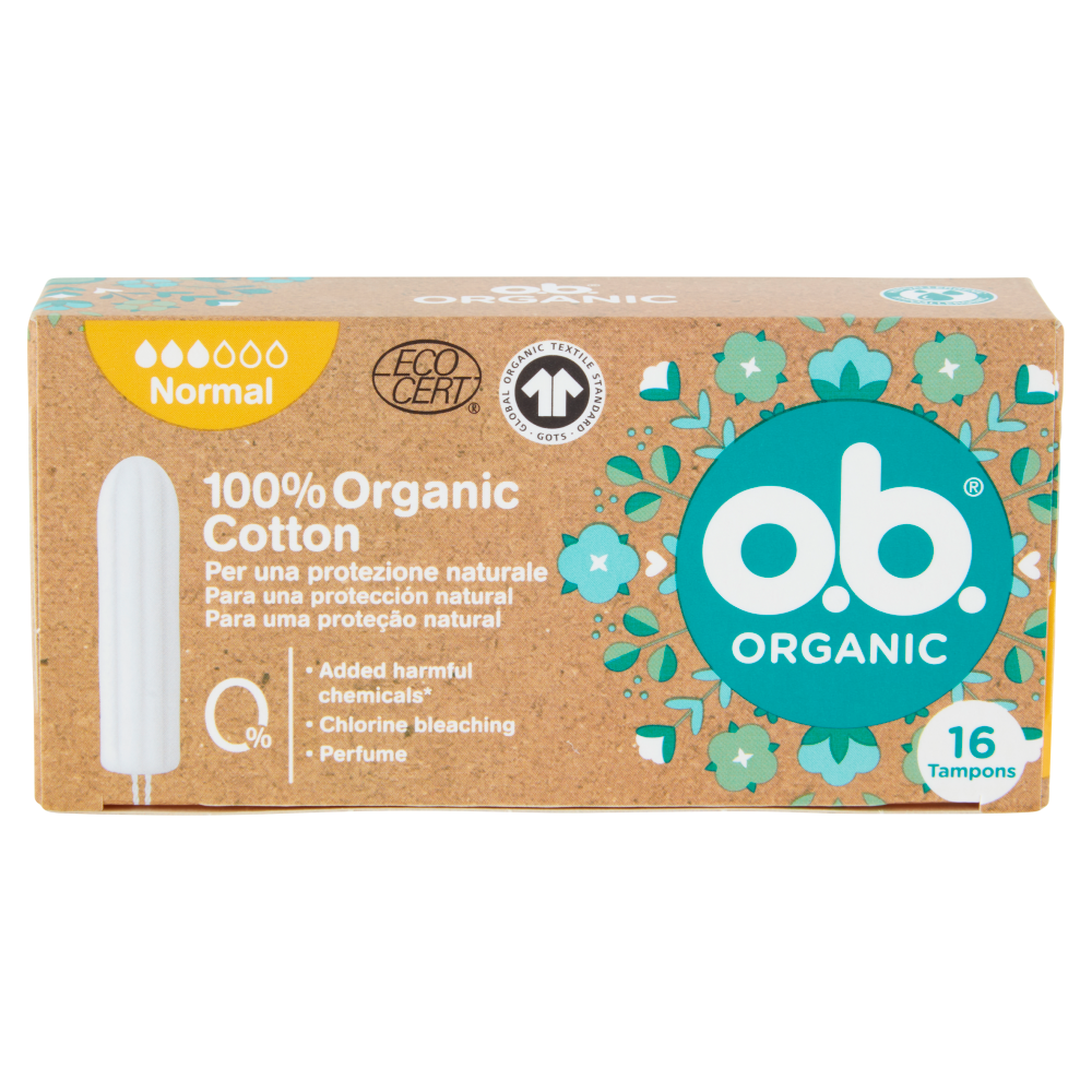 O.b. Organic Normal Tampons 16 Pz | Carrefour