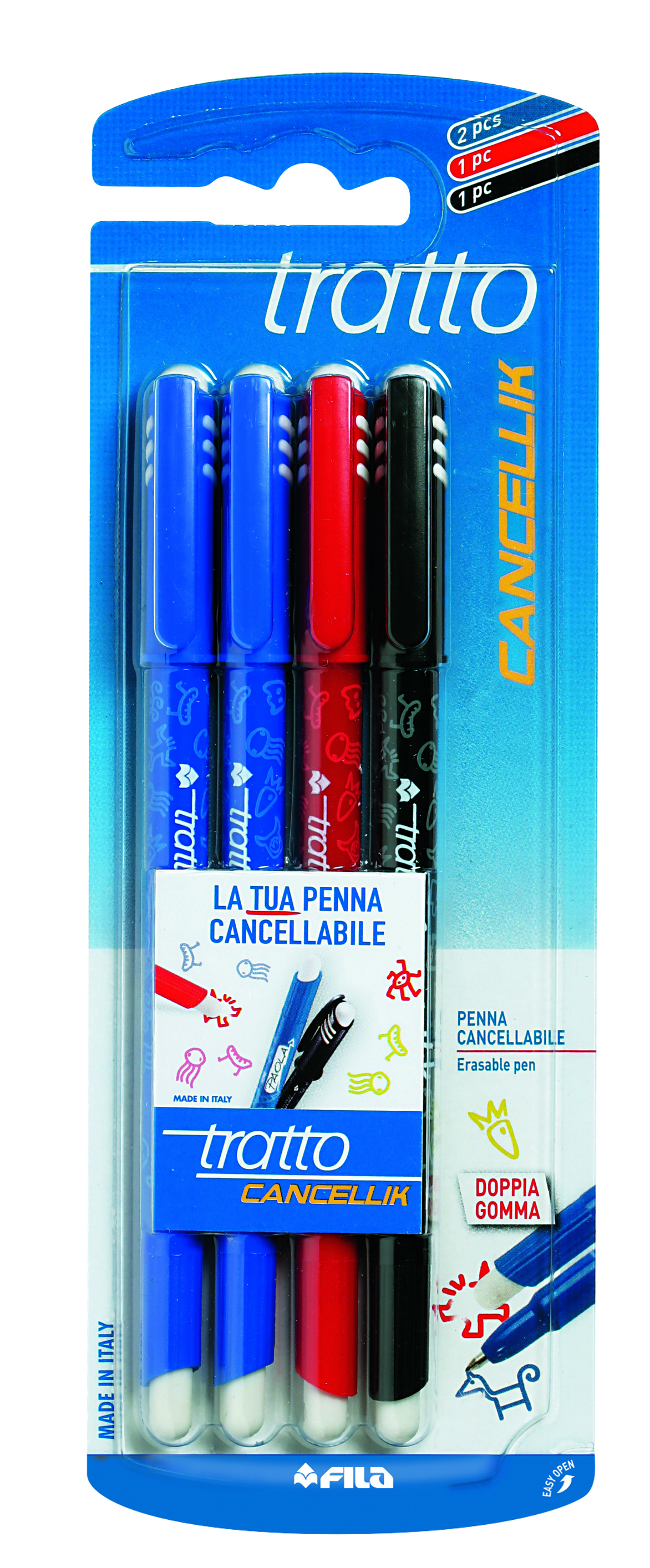 Penna cancellabile Tratto Cancellik blu