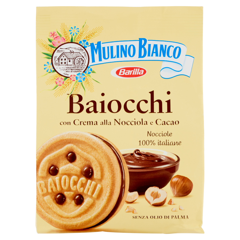 Mulino Bianco - Baiocchi In Confezione Da 6 Monoporzioni Da 6 Biscotti  Ciascuna - 336 Grammi Totali - ePrice