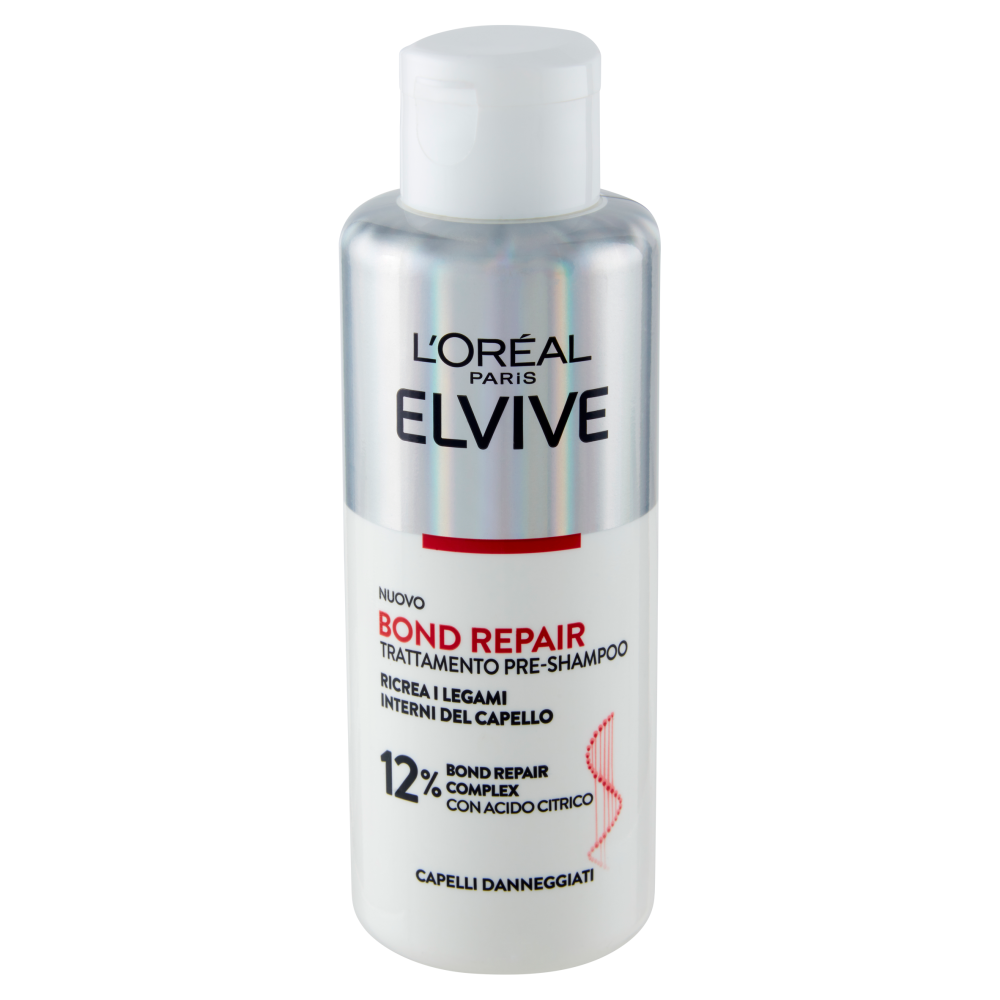 L Oréal Paris Elvive Bond Repair Pre Shampoo Con Acido Citrico Per Capelli Danneggiati 200 ml