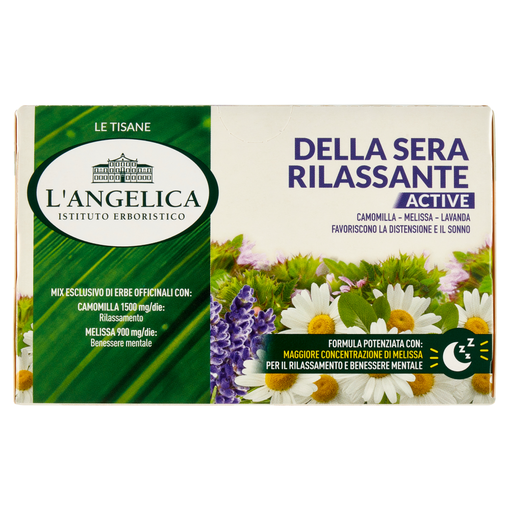 L'Angelica Le Tisane Della Sera Rilassante Active 18 Filtri 27,9 g