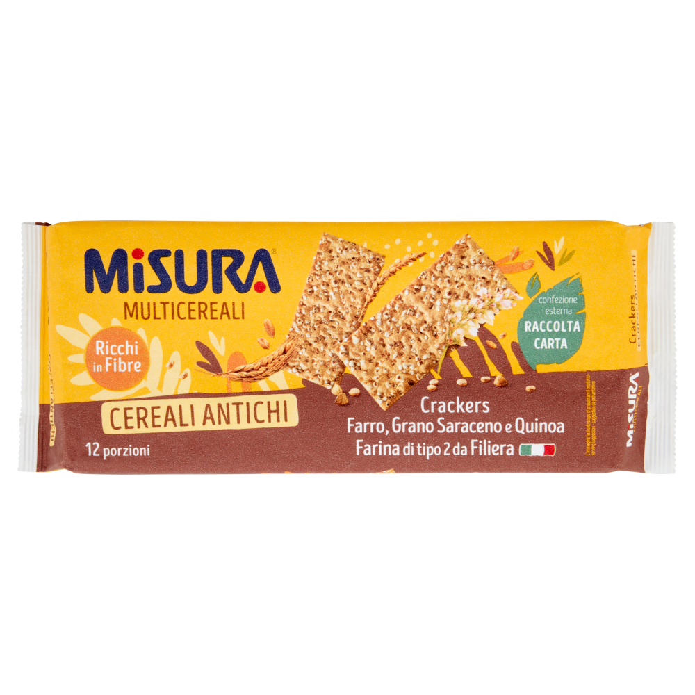 Misura Multicereali Crackers Farro Grano Saraceno E Quinoa G Carrefour