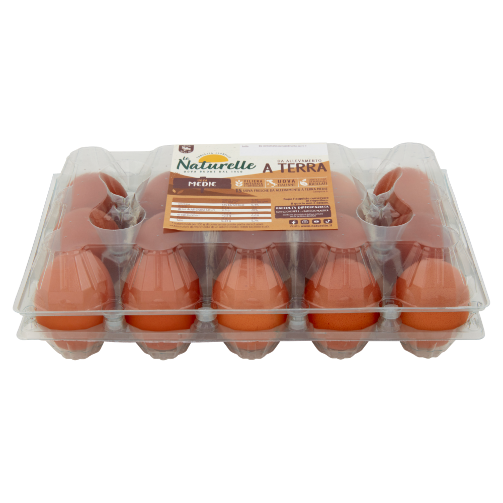 Carrefour Classic Uova Fresche da Galline Allevate a Terra Categoria A  Grandi x6