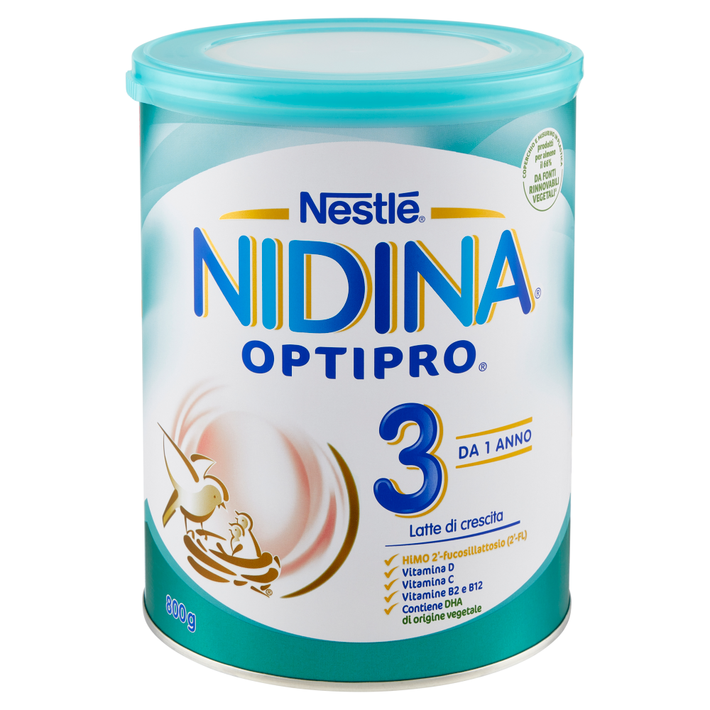 Nidina 3 Crescita Polvere 800G: acquista online in offerta Nidina 3  Crescita Polvere 800G