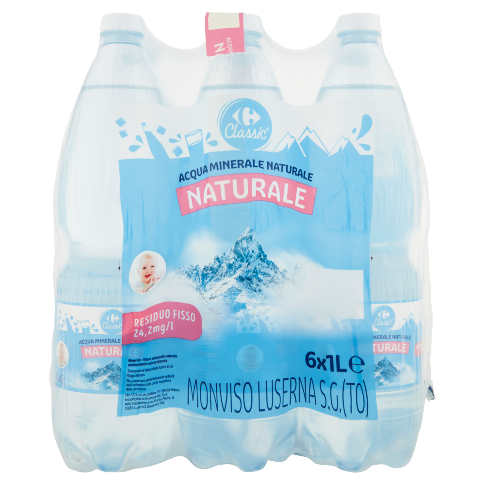 Nestlè Vera, Acqua Minerale Naturale Oligominerale 2L (Confezione da 6) :  : Alimentari e cura della casa